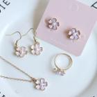 Sakura Ring / Earrings/ Clip-on Earrings / Necklace