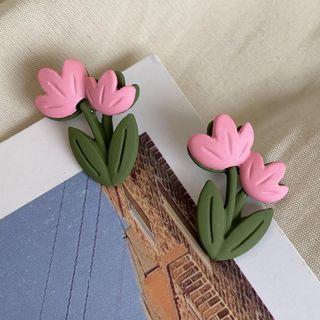 Flower Cherry Stud Earring (various Designs)