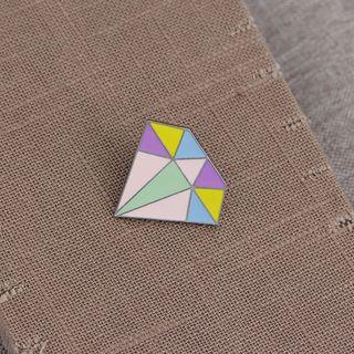 Diamond Shape Brooch