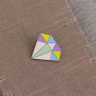 Diamond Shape Brooch