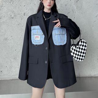 Denim Pocket Blazer