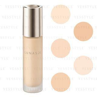 Kanebo - Lunasol Glowing Waterly Oil Liquid Spf 18 Pa ++ 30ml - 5 Types