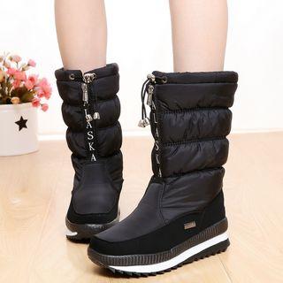 Padded Mid Cuff Boots