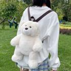 Fluffy Bear Plush Backpack