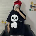 Couple Matching Elbow-sleeve Panda T-shirt