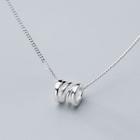 925 Sterling Silver Spring Pendant Necklace Spring Pendant Necklace - One Size