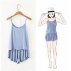 Lounge Wear Set: Camisole Top + Shorts