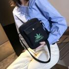 Weed Print Mini Crossbody Bag