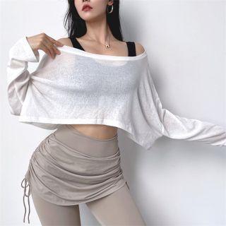 Quick-dry Boatneck Sports Cape Top