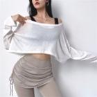 Quick-dry Boatneck Sports Cape Top
