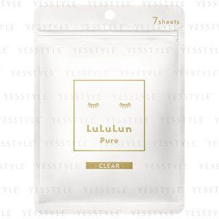 Lululun - Pure Face Mask Clear 7 Pcs