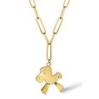 Horse Chain Necklace Gold - One Size