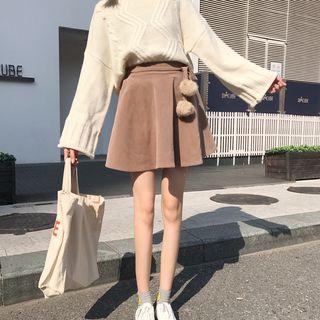 Ball Accent A-line Skirt