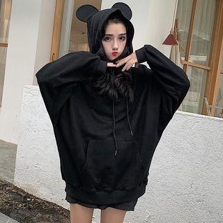 Plain Pocket-front Hoodie