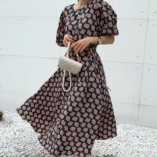 Floral Long Flowy Dress