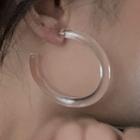 Transparent Acrylic Open Hoop Earring 2088a# - 1 Pair - Transparent - One Size