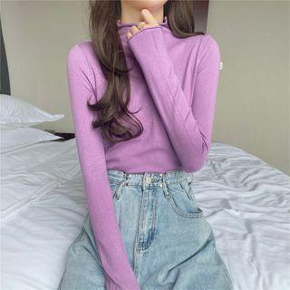 Lettuce Edge Mock-turtleneck