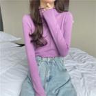 Lettuce Edge Mock-turtleneck