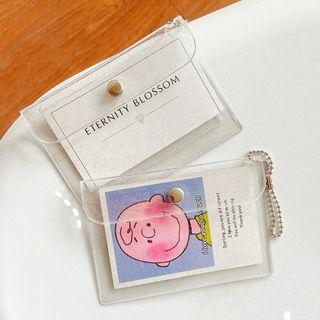 Transparent Pvc Coin Purse Transparent Silver - One Size