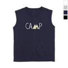 Plus Size Camp Printed Sleeveless Top