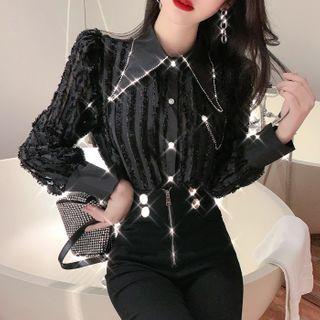 Chained Fringed Shirt