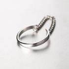 Sterling Silver Chain-detail Ring