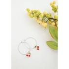 Cherry Ring Earrings