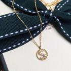925 Sterling Silver Letter S Pendant Necklace Necklace - Letter S - Gold - One Size