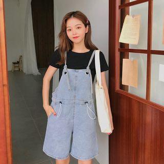 Denim Jumper Shorts / Denim Jumper Skirt