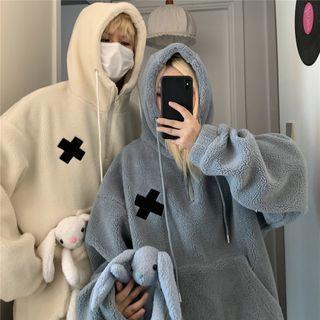 Couple Matching Half-zip Fleece Hoodie