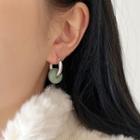 Sterling Silver Hoop Earrings / Pendant