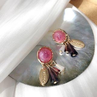 Bead Dangle Earring 1 Pair - Multicolor - One Size