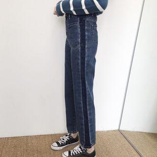 Panel High-waist Jeans
