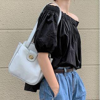 Twisted Lock Shoulder Bag
