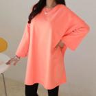 Wide-sleeve Neon Long T-shirt