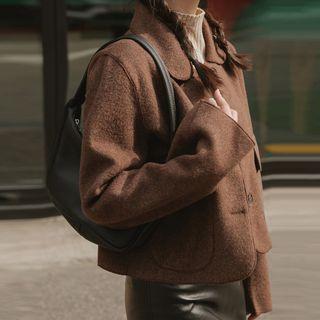 Collared Woolen Jacket