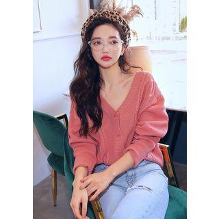 Chu Taime V-neck Cable Knit Cardigan