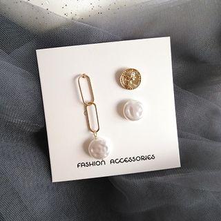 Non-matching Coin Earring