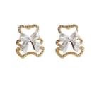 Bear Resin Alloy Earring 1 Pair - Gold - One Size