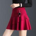 Star Charm Tiered Mini A-line Skirt