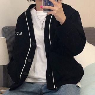 Numbering Buttoned Jacket