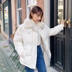 Faux-fur Collar Padding Jacket