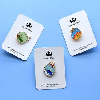 Cat Alloy Brooch (various Designs)
