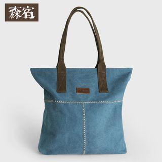 Stitch-accent Tote