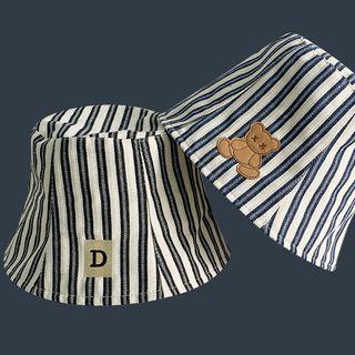 Bear Striped Bucket Hat