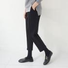 Band Waist Relaxed-fit Neoprene Pants