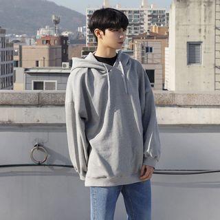 Slit-hem Oversized Hoodie