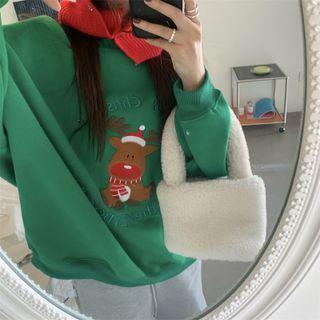 Christmas Embroidered Sweatshirt