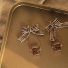 Bow Square Drop Earring