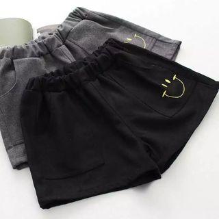 Smiley Knit Shorts